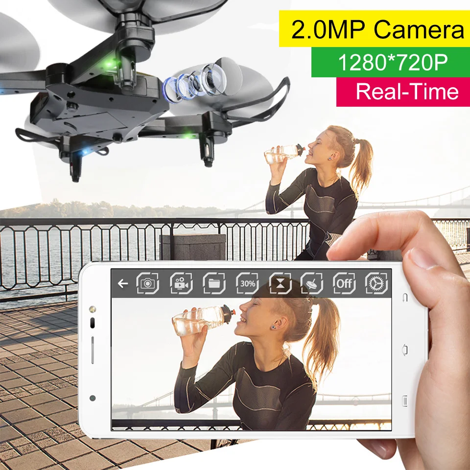 JJR/C H44WH диаманский Радиоуправляемый Дрон с wifi камерой 720P HD 2 4G 4CH Профессиональный