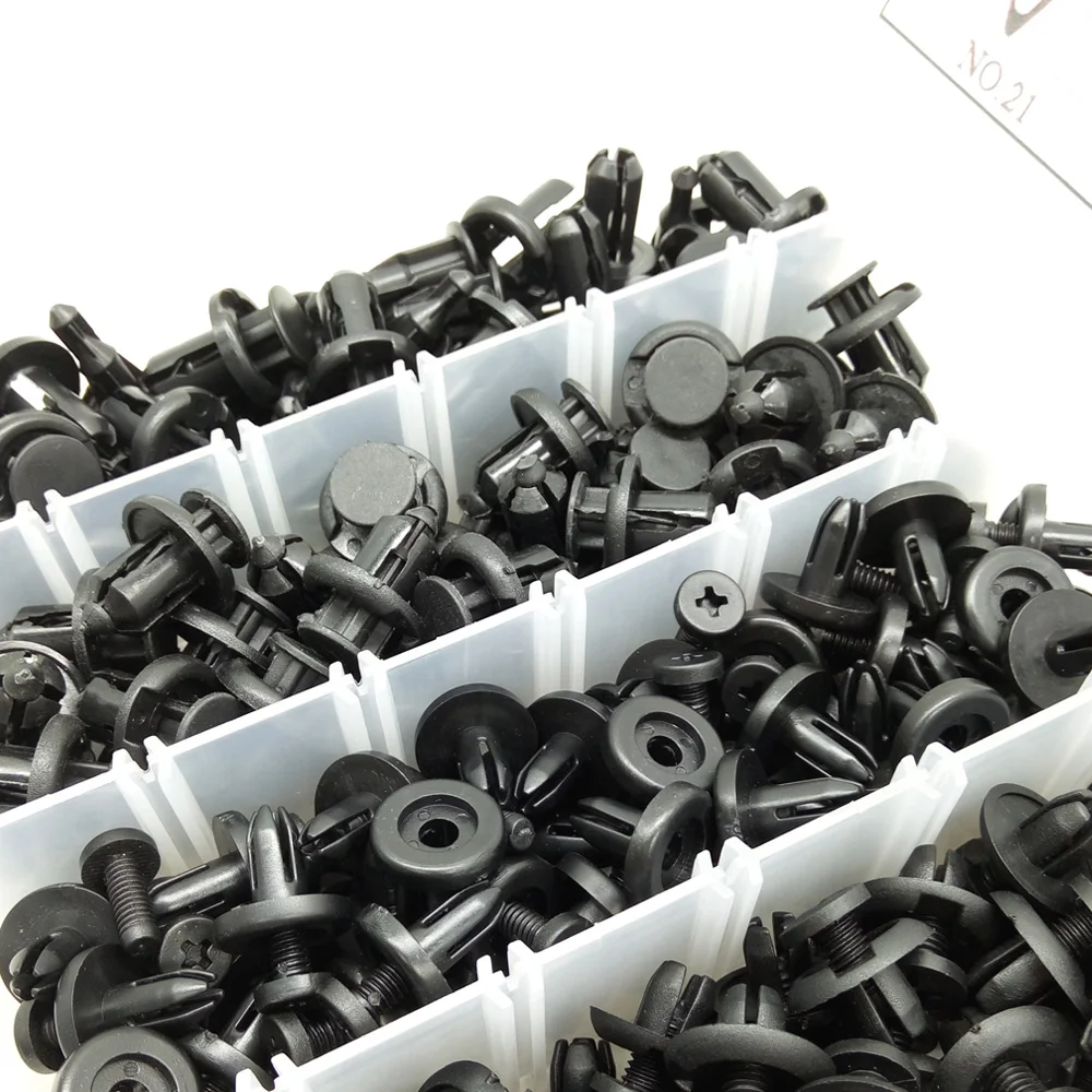 CNIKESIN 295 шт 6-10 мм смешанный крепеж фиксированный винт заклепки автомобильный