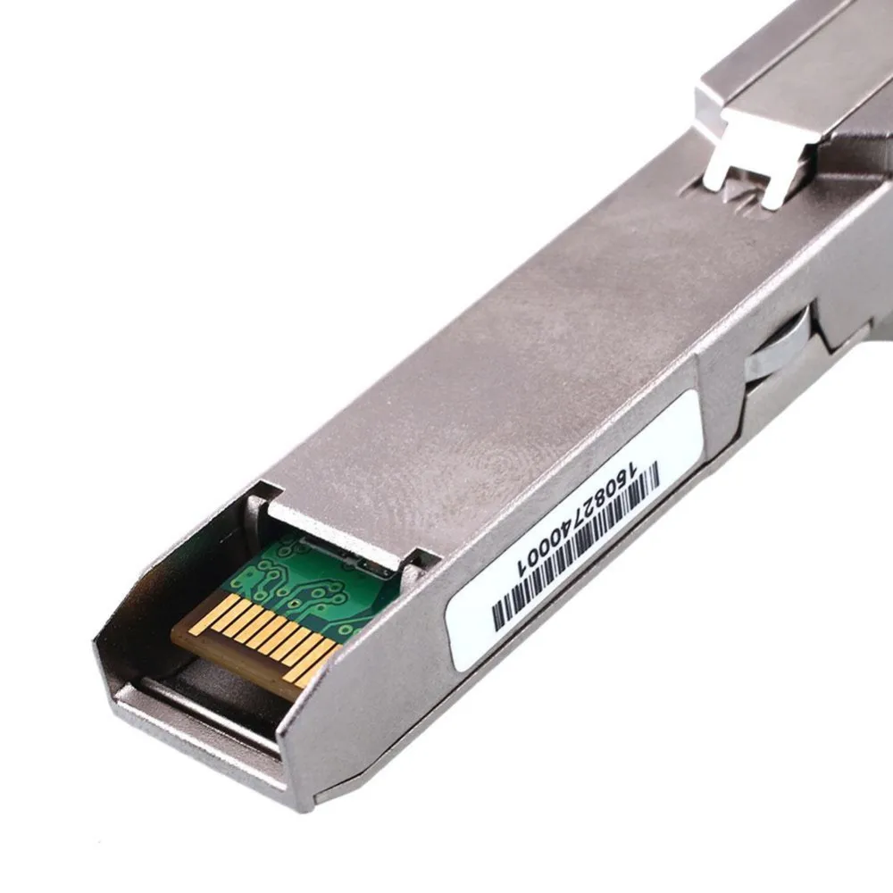 5 шт./лот RJ45 10/100/1000base t SFP модуль медный 100 м Одномодовый волоконно оптический
