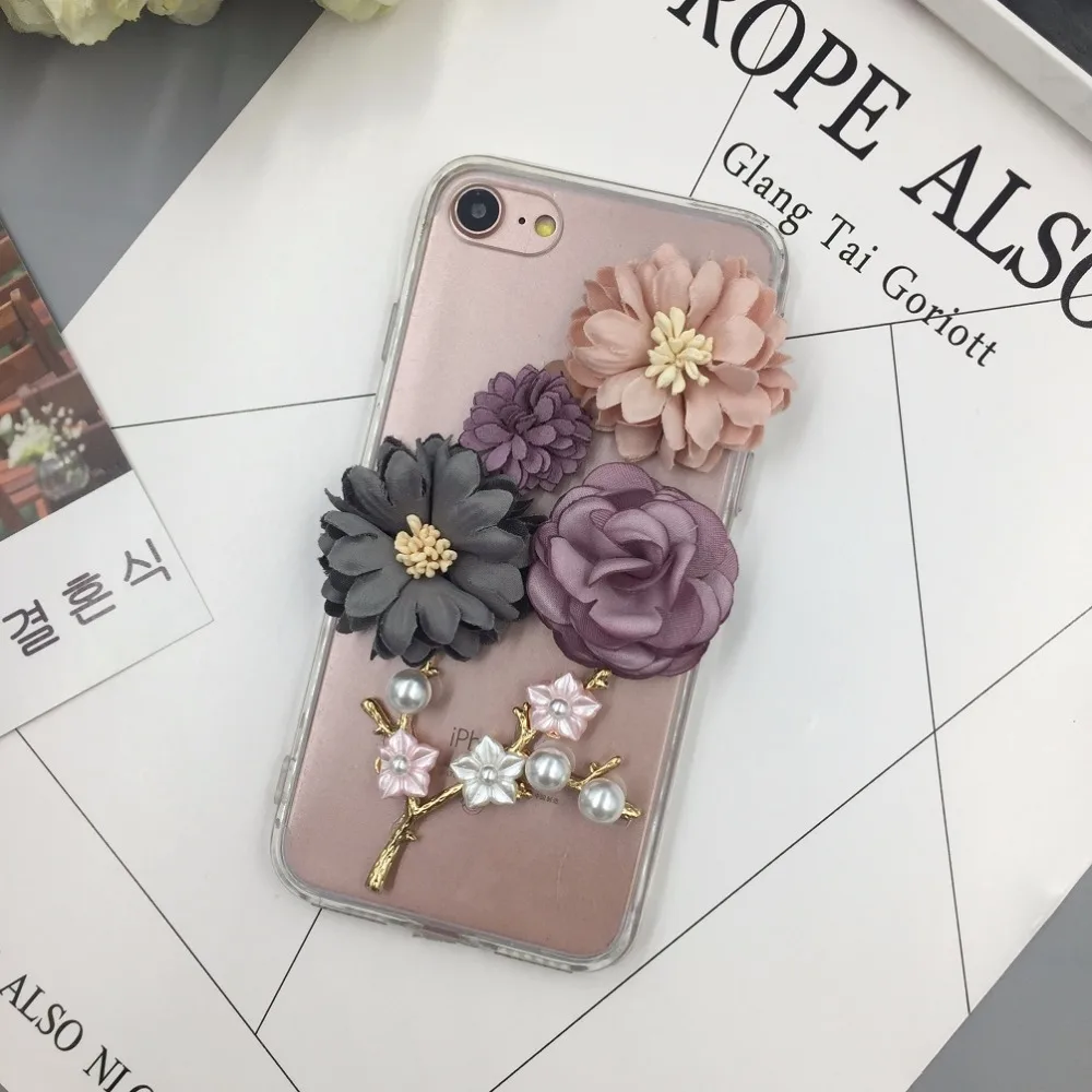 Imcoming горный хрусталь чехол для Huawei Коврики 8 ТПУ Край защитный ручной работы