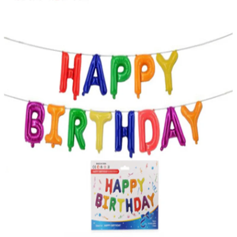 

Happy Birthday Balloon Kids Toy Wedding Party Birthday Decoration Helium Home Decor Christmas Gift