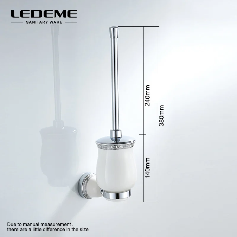 LEDEME держатели для туалетных кистей настенное крепление одной щетки керамические