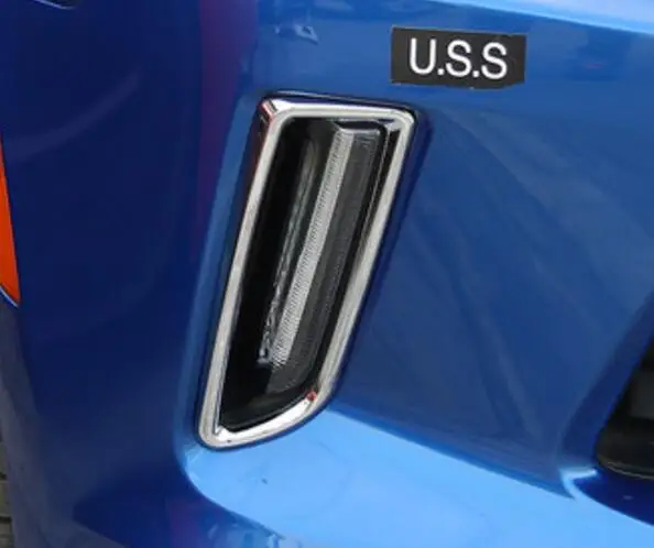 Newest Daytime Running Lights Cover Ring Bezel Outlet Exterior Trims ABS For Chevrolet Camaro 2016 Up Free Shipping | Автомобили и