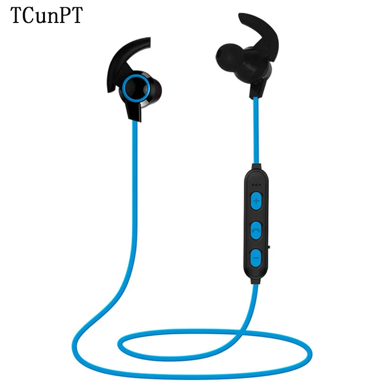 Беспроводная Спортивная Bluetooth гарнитура TCunPT музыкальные наушники с басами мини