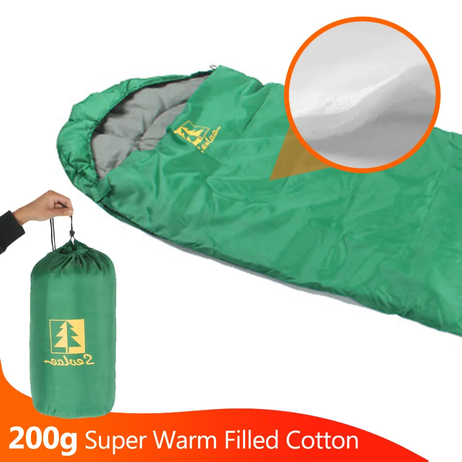 200 г хлопок спальный мешок ленивый портативные спальные мешки типа Saco De Dormir Uyku Tulumu