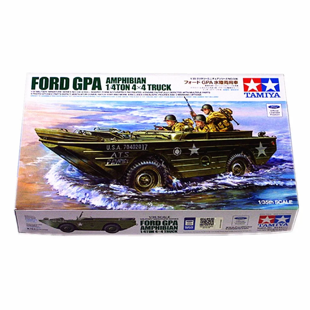 Тамия 35336 1/35 США GPA Amphibian 1/4 тонн 4x4 грузовик Военная сборка AFV модель строительные