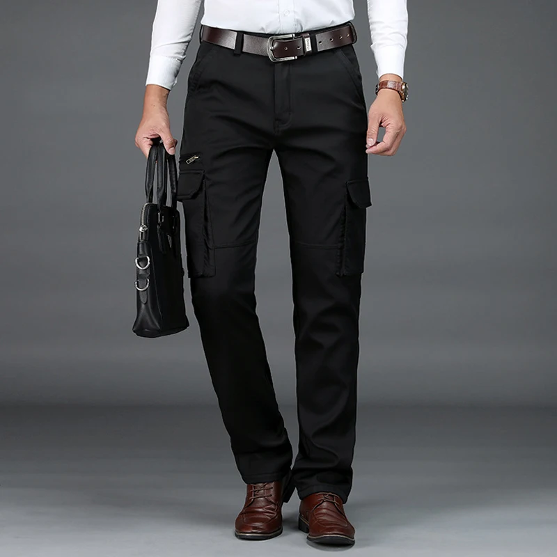 DTRILY Брендовые мужские брюки дышащие много карманов для отдыха длинные