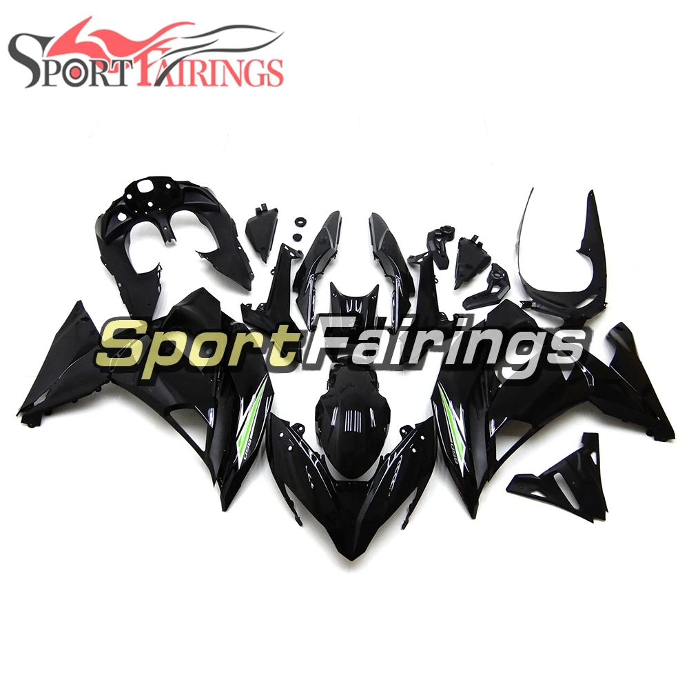 

Complete Injection Fairings For Kawasaki ER-6f Ninja 650r 2017 Gloss Black New ABS Plastic Motorcycle Fairing Kit Cowlings