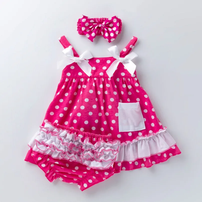 Высококачественный комплект детской одежды милое платье пачка в горошек