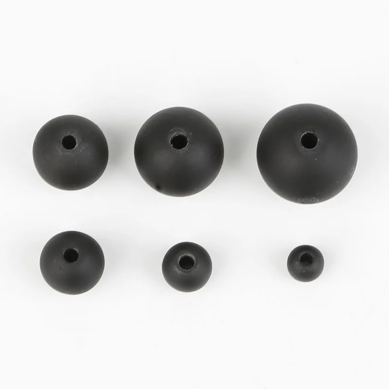 Pick Size 6-16mm Frost Matt Surface Black Round Beads ABS Plastic Loose Spacer for DIY Jewelry Findings | Украшения и аксессуары