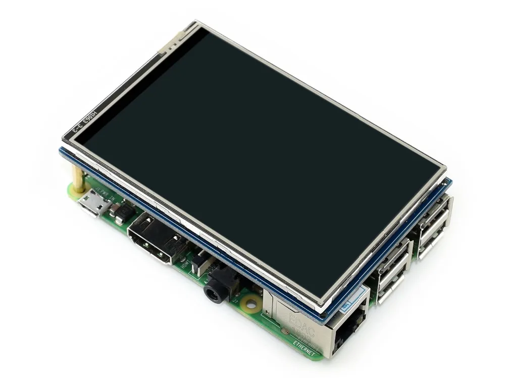 3 5 дюймовый резистивный сенсорный экран Waveshare RPi LCD (B) TFT дисплей предназначенный