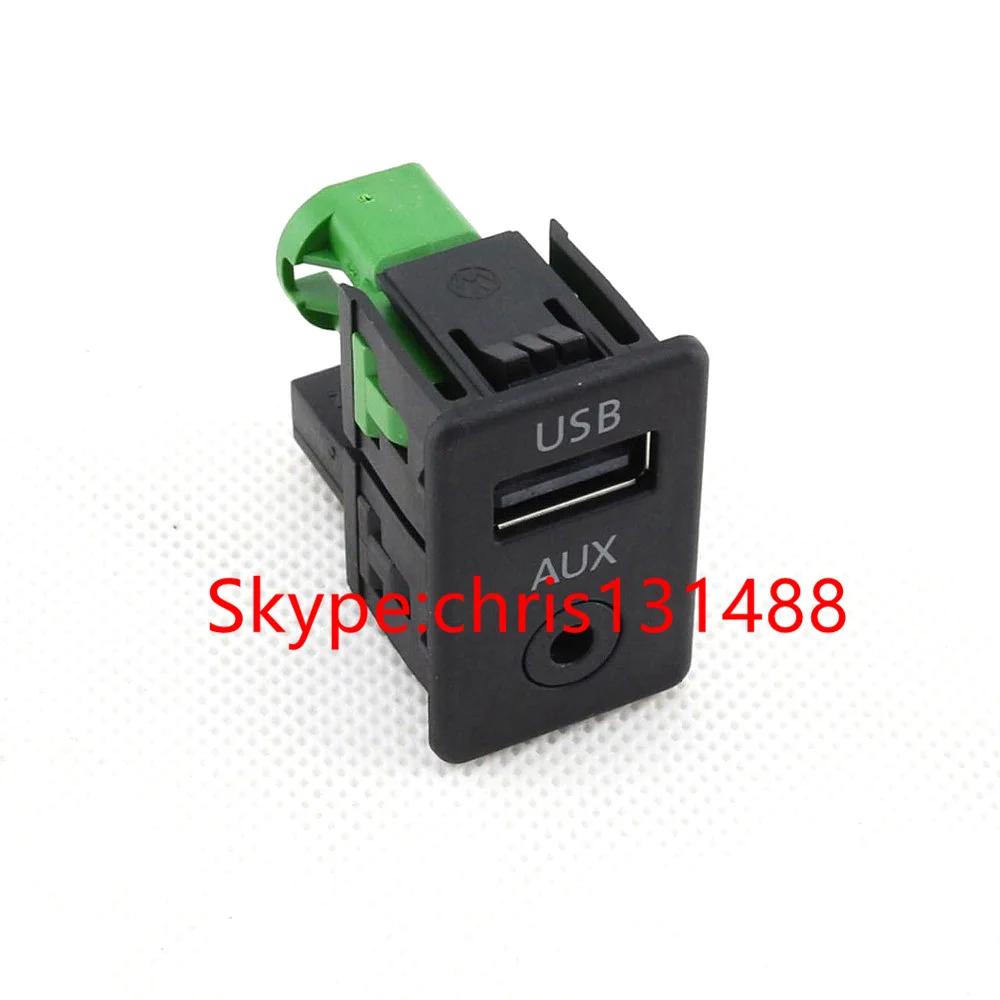 Новый OEM 2-в-1 USB AUX переключатель для RCD510 RNS510 RNS315 RCD500 RNS300 RCD300 RCD200 GOLF MK6 JETTA MK5 Sagitar Vento |
