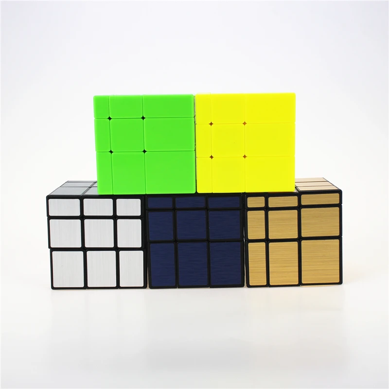Новые QiYi 3x3x3 зеркальные блоки магический куб соревнования скорость головоломка Кубики Игрушки для детей cubo magico