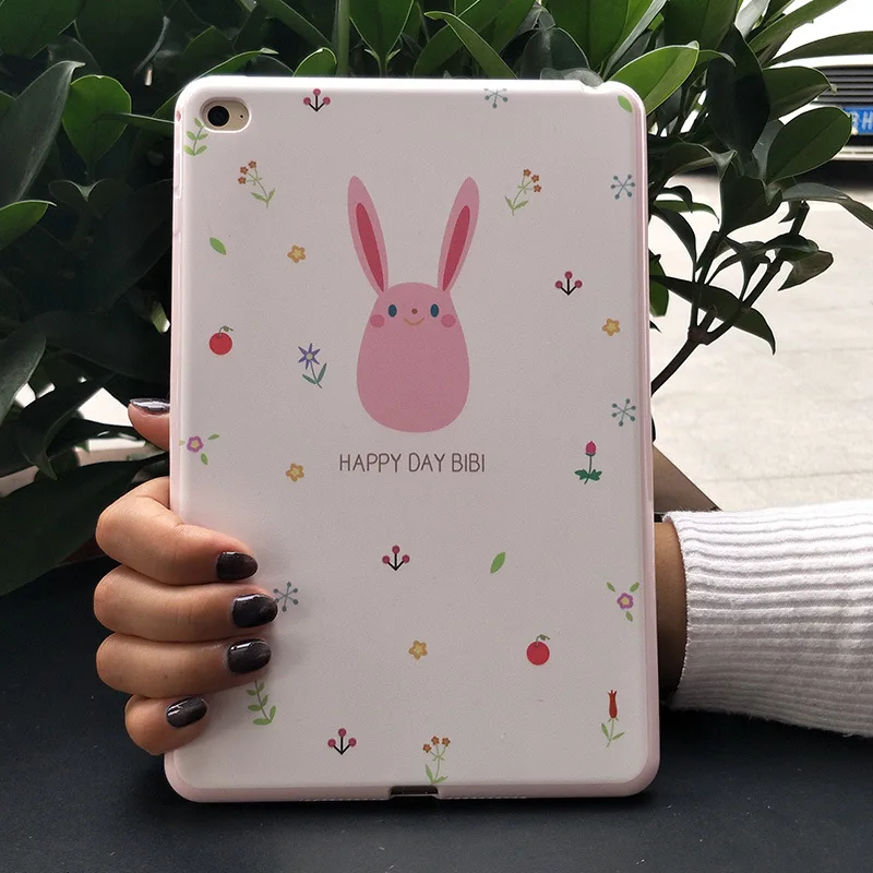 Мягкий чехол из ТПУ для iPad mini 1 2 3 4 симпатичный мультяшный силиконовый накладка 7 9