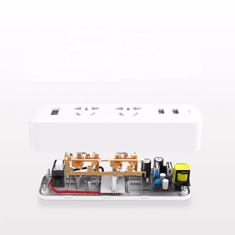 Умный удлинитель Xiaomi Mijia 2 розетки Usb 5 В 1 А|Электрические вилки| |