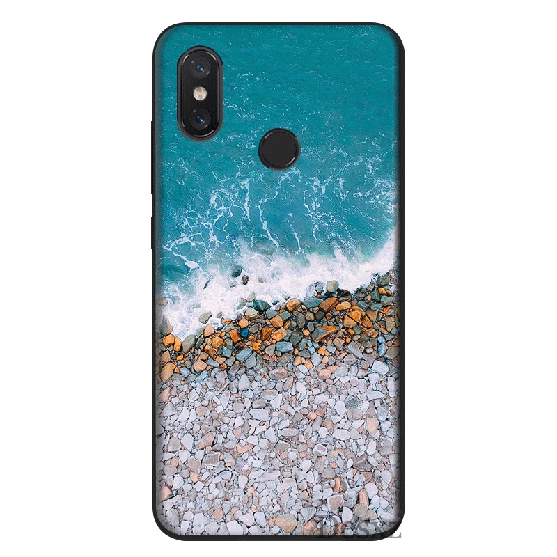 Силиконовый чехол Desxz для мобильного телефона Xiaomi Mi MAX 3 6 8 9 F1 A1 A2 5X 6X Lite пляжная