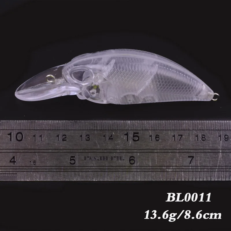 

20pc Blank Lure Fishing Bait 13.5G 8.5CM Unpainted DIY Fishing Lures Fake Minnow Fishing wobbler Japan Fish Lures Crankbait