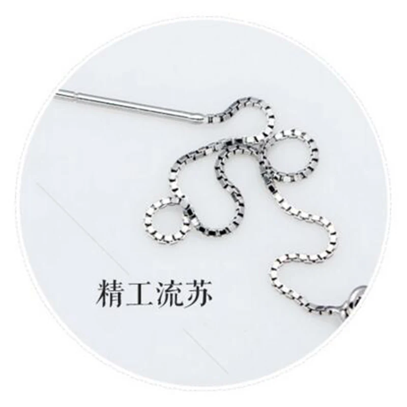 Женские Висячие серьги Sinya длинные висячие из стерлингового серебра 925 пробы с