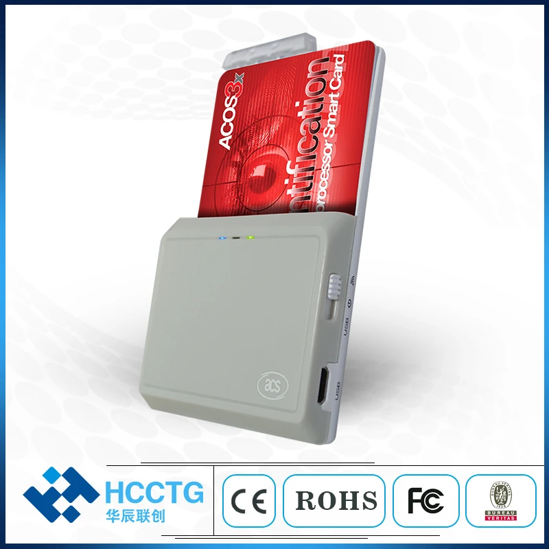 ISO 7816 Contact Emv Portable Android Bluetooth Smart Card Reader ACR3901U-S1 | Компьютеры и офис