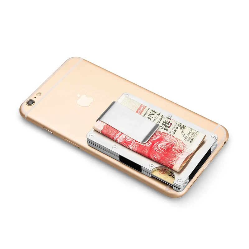 Держатель для кредитных карт металлический дорожный Кошелек Алюминиевый чехол