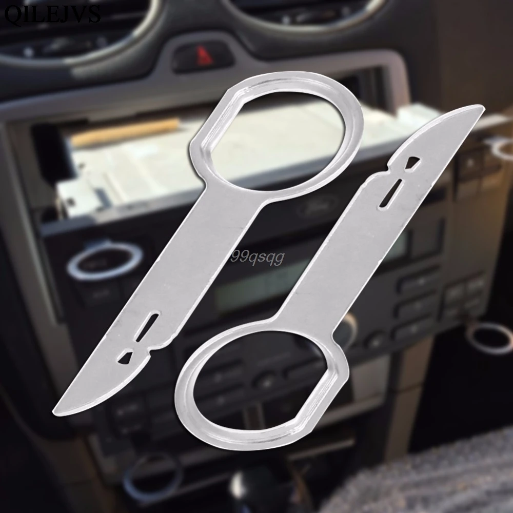 Горячая 2 шт. Радио Стерео релиз удаление установка инструмент ключ для Audi Mercedes