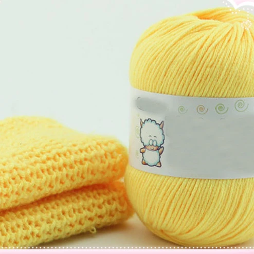 Горячая распродажа 10 мотков/упаковка 500г Мягкий молочный шарф из акрилового хлопчатобумажной пряжи толстой вязки.