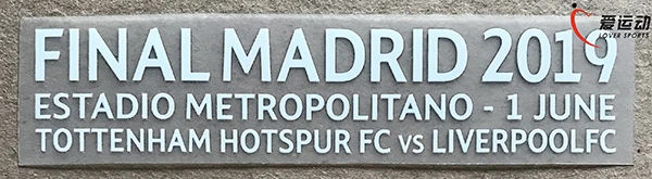 UCL Окончательный Мадрид 2019 матч деталь патч футбольная нашивка | Дом и сад