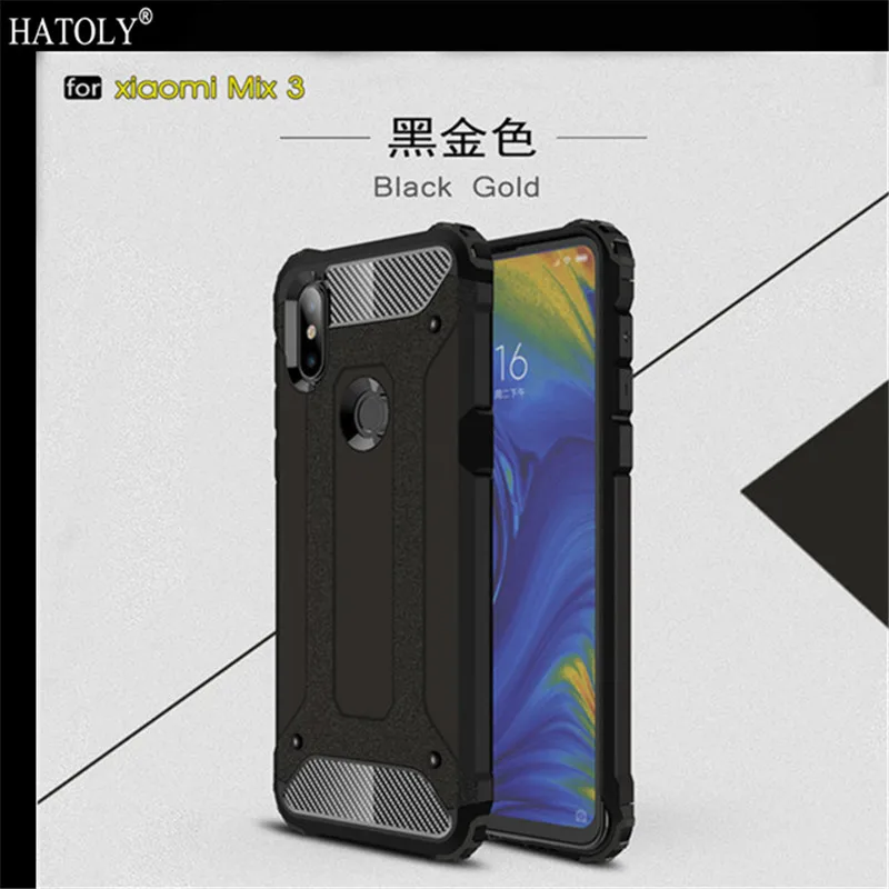 Чехол-накладка для Xiaomi Mi Mix 3 противоударный прочный силиконовый | Мобильные