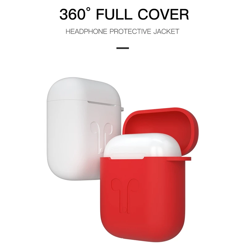 5 шт./компл. Силиконовые чехлы с цепочкой для ключей крюк для Apple Airpods защитный чехол ремень держатель Air стручок селфи-Палка с Bluetooth гарнитура аксессуары