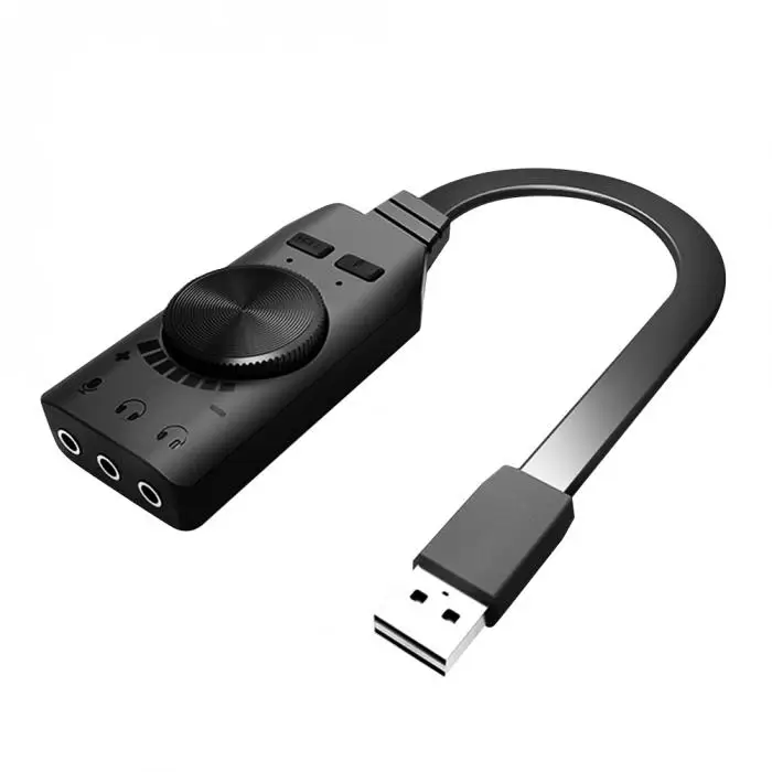 USB внешний адаптер для звуковой карты 7,1 каналов Plug and Play конвертер для звуковой карты Новое поступление