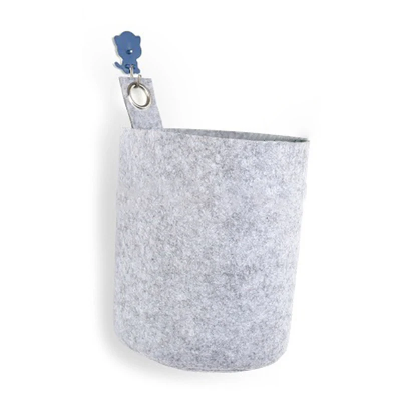 Корзина для хранения в ванную комнату Прачечная настольная войлочная корзина