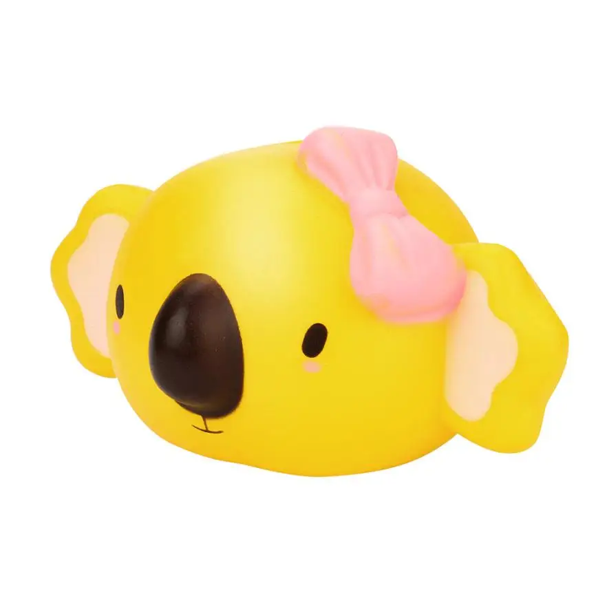 Kawaii Squishy Koala мордочка медленно растет Джамбо подвеска мягкий сладкий крем