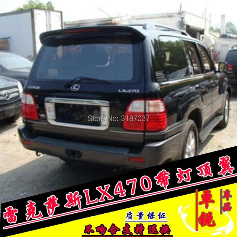 Спойлер для Lexus LX470 2004 2008 АБС пластик неокрашенный Задняя Крышка багажника