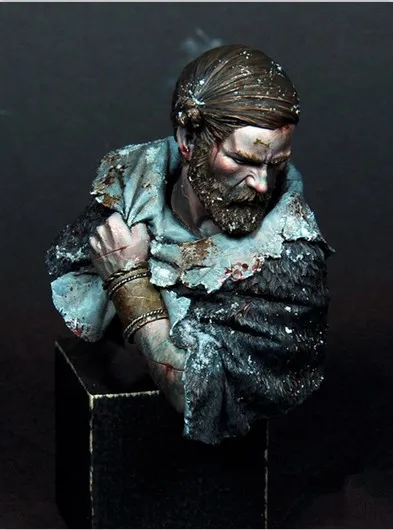 Разобранный Неокрашенный бюст 1/12 модельная фигурка из смолы Kit // BUST079|resin figure