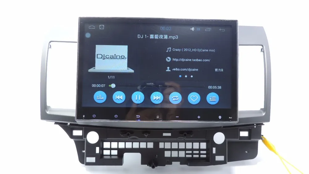 "Yokotron" 10," сенсорный Android автомобильный радиоприемник для Mitsubishi Lancer Audio 2008-+ gps