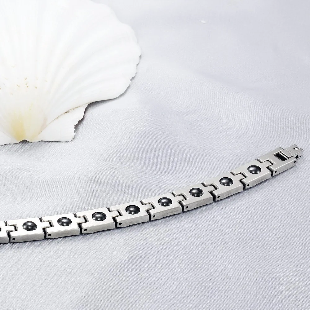 Женский браслет TrustyLan из нержавеющей стали с магнитной застежкой 9 мм в ширину