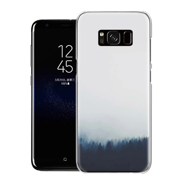 Для samsung Galaxy A3 A5 A8 J3 J5 J7 абстрактные черные и белые лесу деревья Grand Prime G530 чехол для телефона