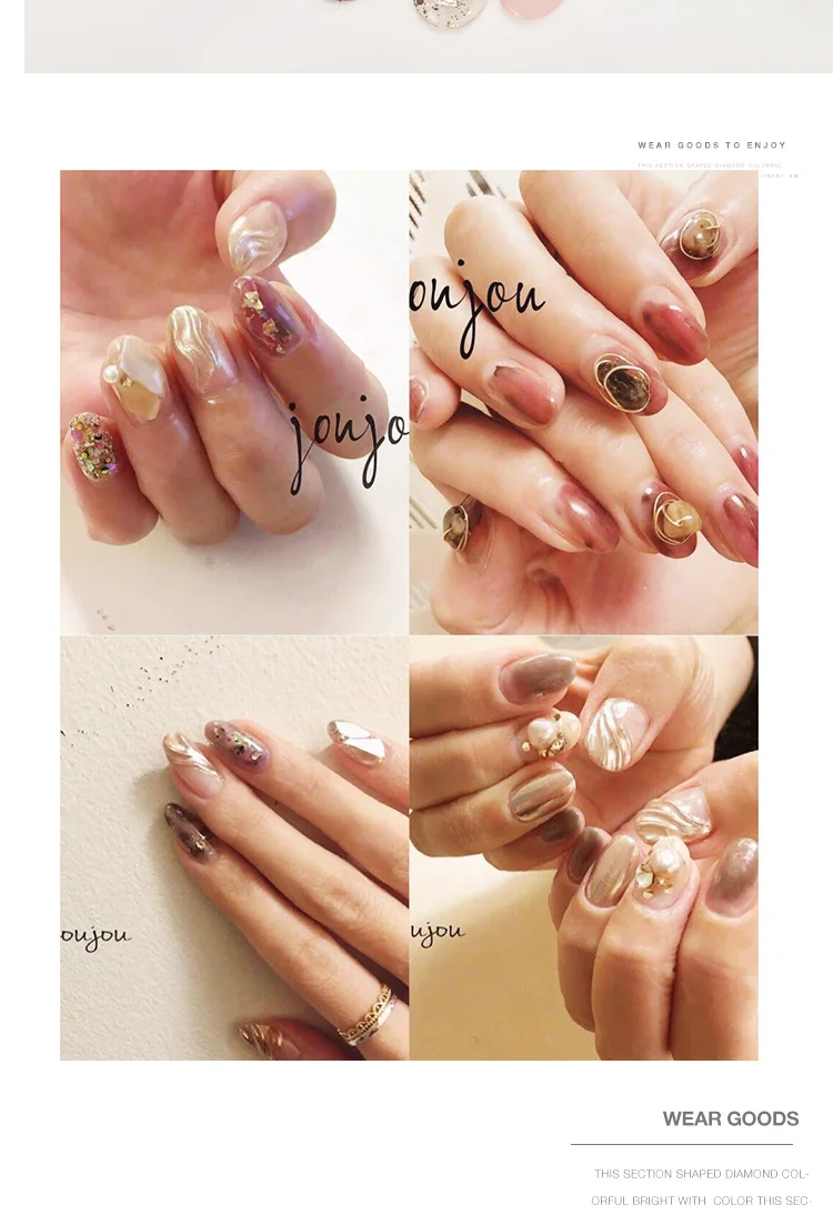 1 коробка для ногтей Seashell Paillette Sequins Abalone Sequins DIY Дизайн ногтя маникюрные неровные ногти с блестками для украшения ногтей