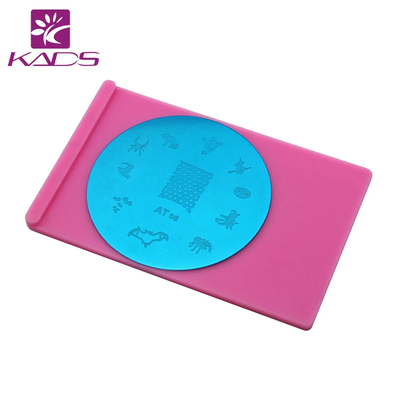 Розничная 1 шт./лот Ногтей Штамповка Изображения Plate Йхвъюфхацрвхып Стенд Лоток