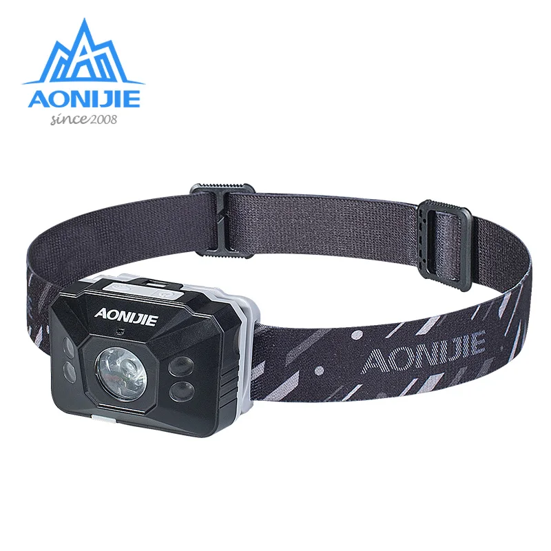 AONIJIE E4097 водонепроницаемый перезаряжаемый чувствительный светодиодный светильник на голову налобный фонарь вспышка светильник фонарь Рыбалка Кемпинг Туризм Велоспорт