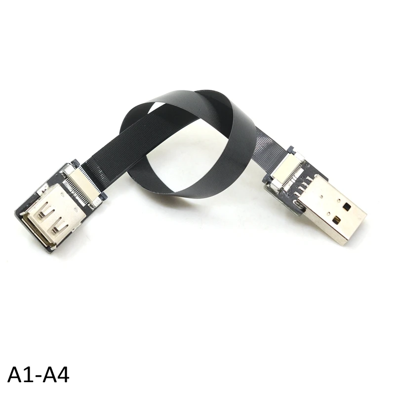 3A FPV монитор Стандартный USB 2 0 штекер гнездо FFC супер мягкий ультратонкий плоский