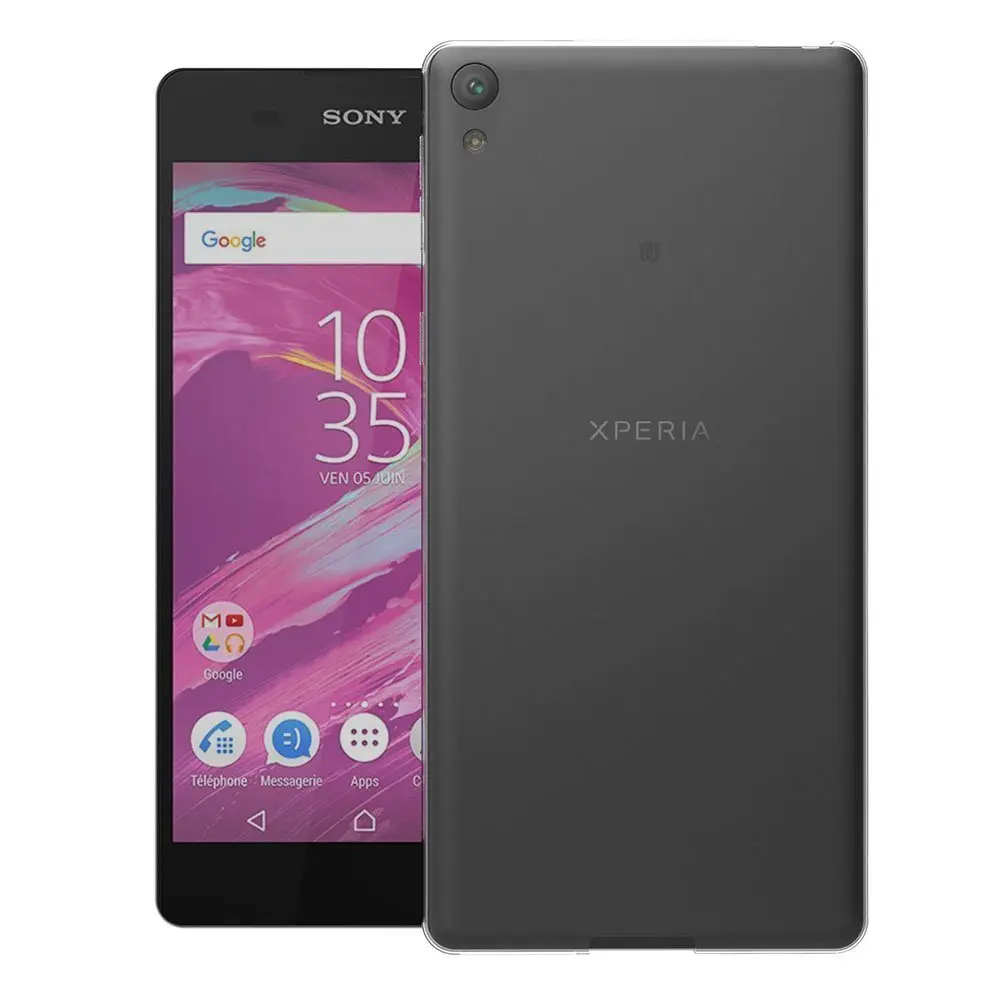 Чехол для Sony Xperia E5 5 дюймов ультра тонкий мягкий Силиконовый ТПУ резиновый