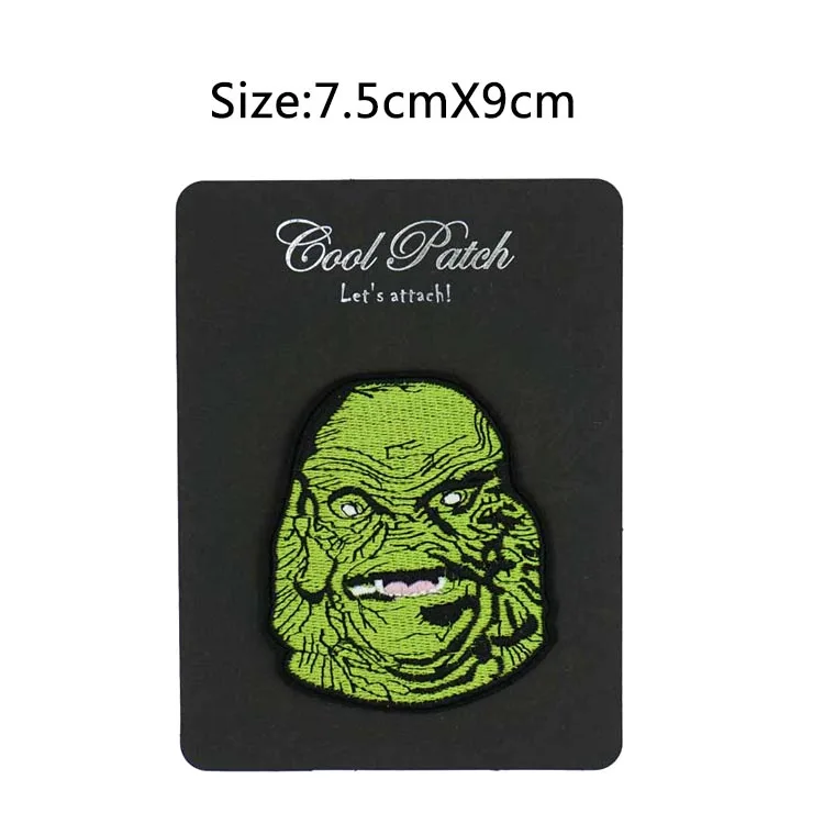 4 &quotзначок из фильма зеленое существо Культовая Классическая нашивка Монстр