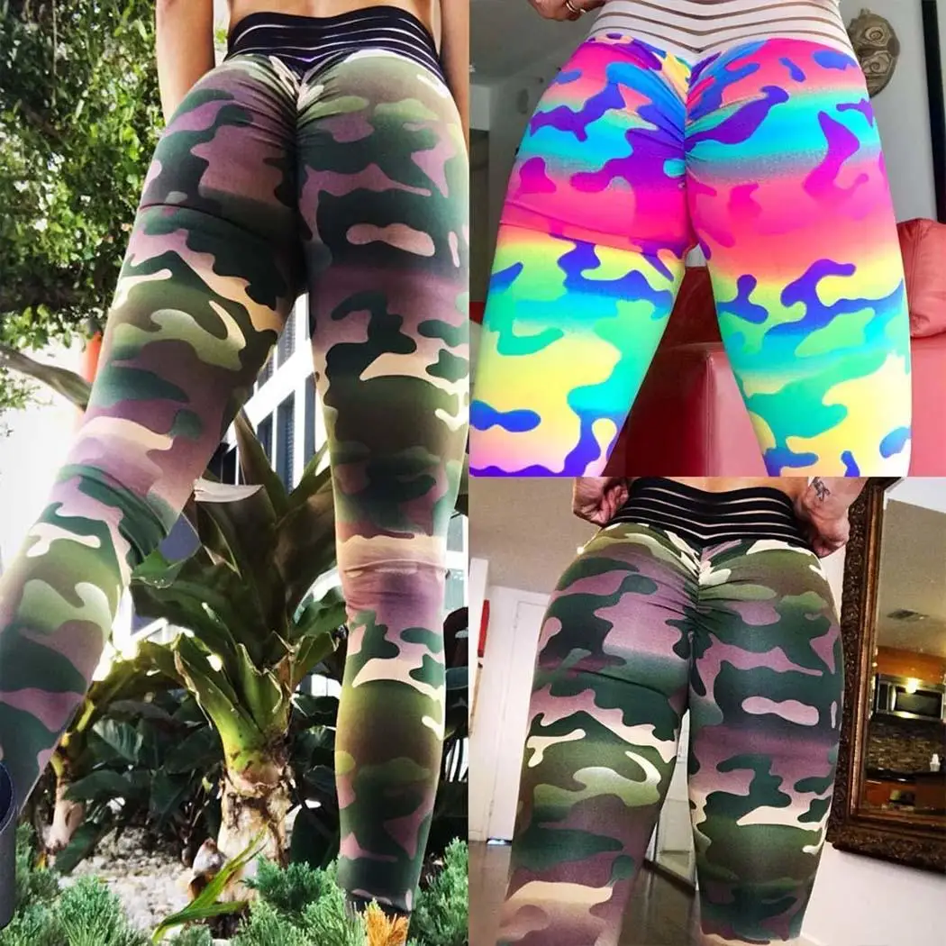 Женские повседневные эластичные леггинсы для фитнеса йоги стандартной длины по