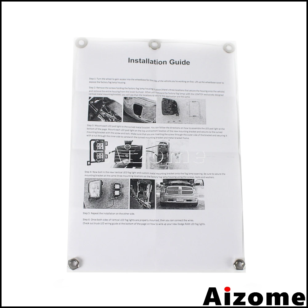Автомобильный противотуманный светильник двойной светодиодный s w/расположение