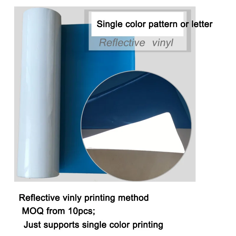 Пользовательские золотые светоотражающие логотипы железная этикетка на