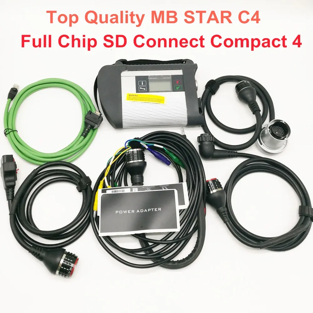 Высочайшее Качество mb star c4 SD Подключение c4 с новейшим программным обеспечением V2019.09 включает vediamo 05,01+ DTS диагностический сканер для автомобилей