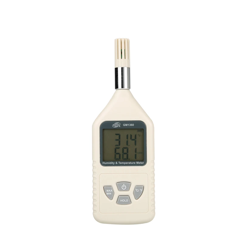 Industrial Digital Thermometer Hygrometer Handheld LCD C/F Thermo-hygrometer Factory Air Condition Temperature Humidity Meter |