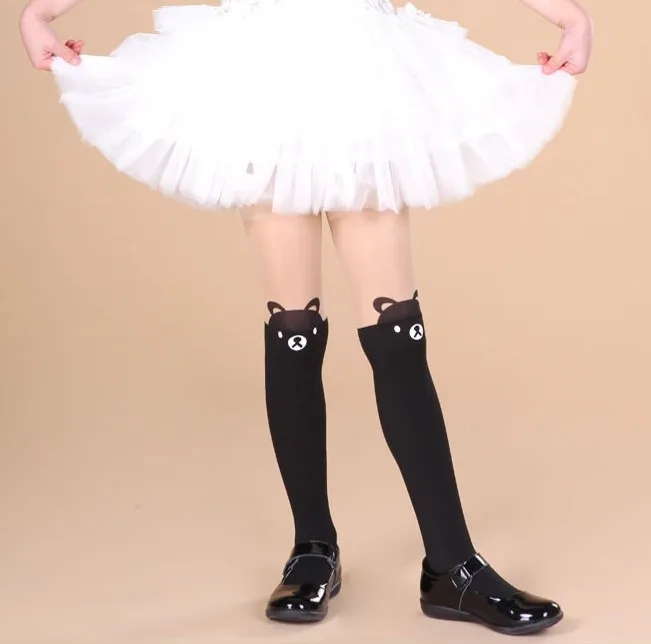 Колготки для девочек с героями мультфильмов детские бархатные колготки чулки