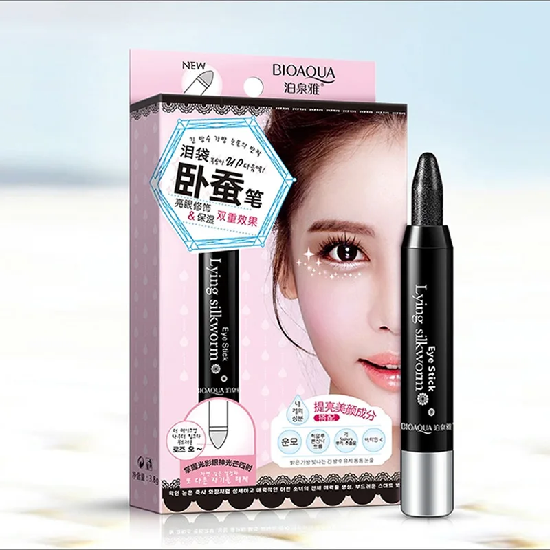 BIOAQUA Highlighter Eyeshadow Makeup Powder Pen Lasting Color Waterproof Eye Shadow |